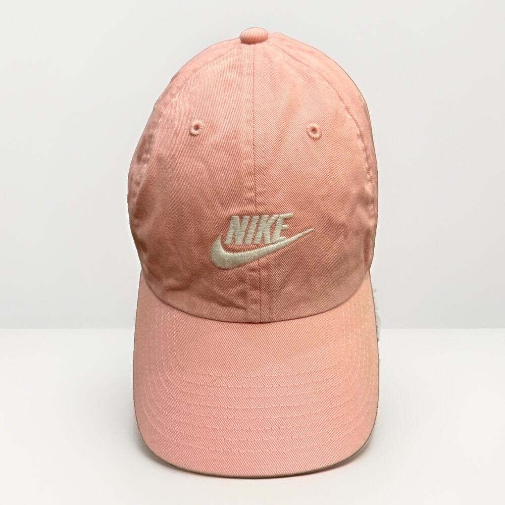 Nike Mens Pink Futura Heritage 86 Adjustable Strapback Hat Baseball Cap 913011